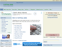 Tablet Screenshot of callingpatna.com